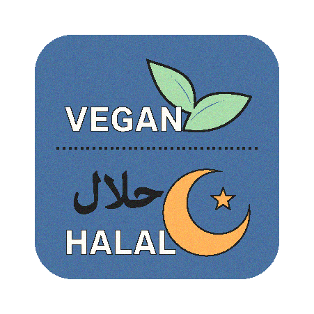 Vegan and Halal Icon